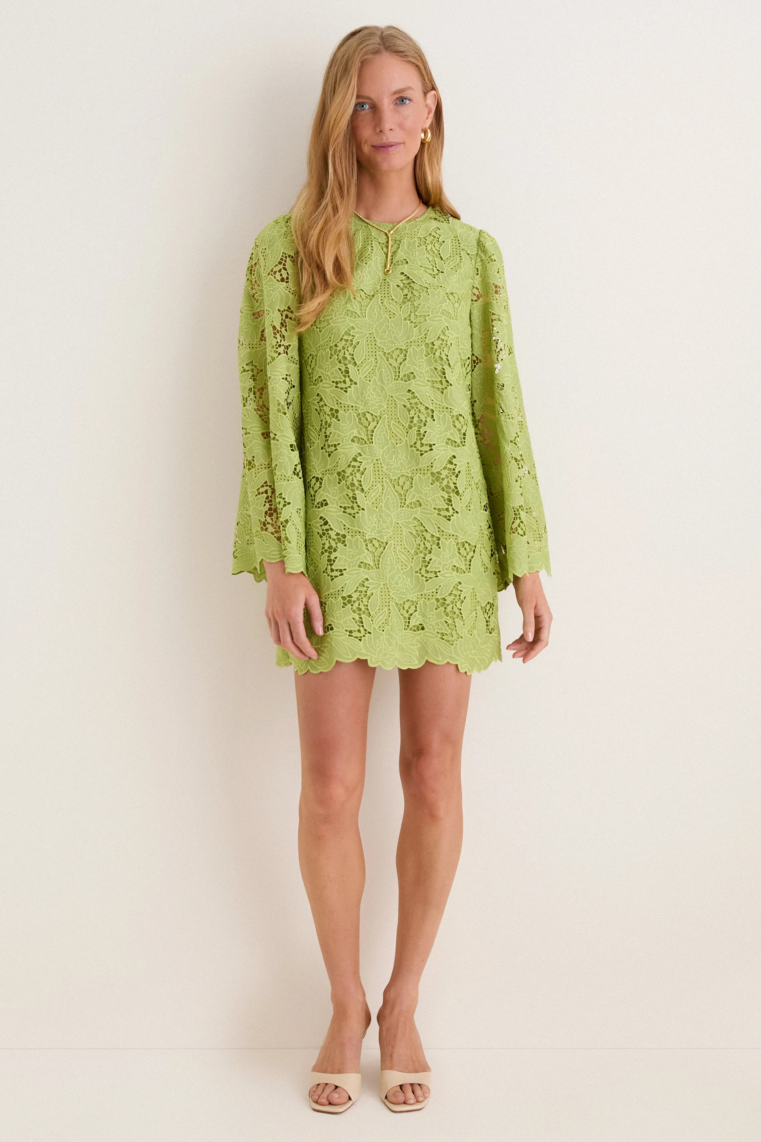 Olive Lace Livvy Mini Dress