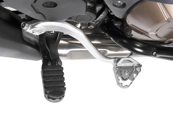 Touratech Large brake pedal - SilverRef: Trt00547A / 01-402-5390-0