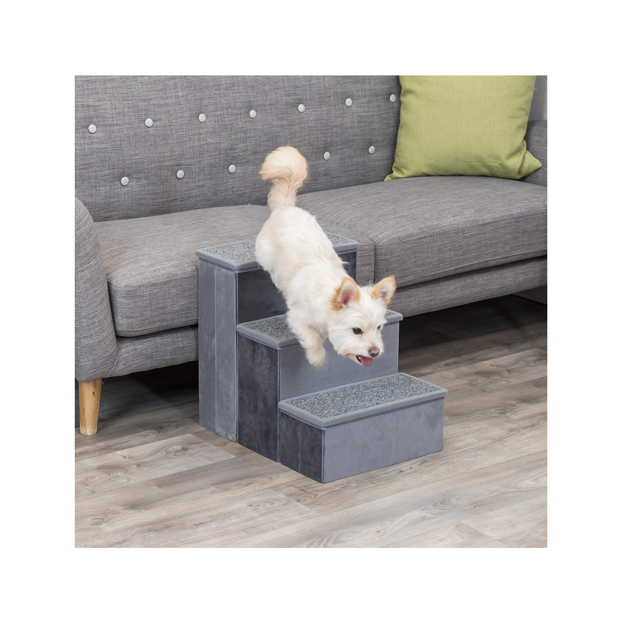 Trixie Pet Stairs - 34 × 45 × 50 cm - grey