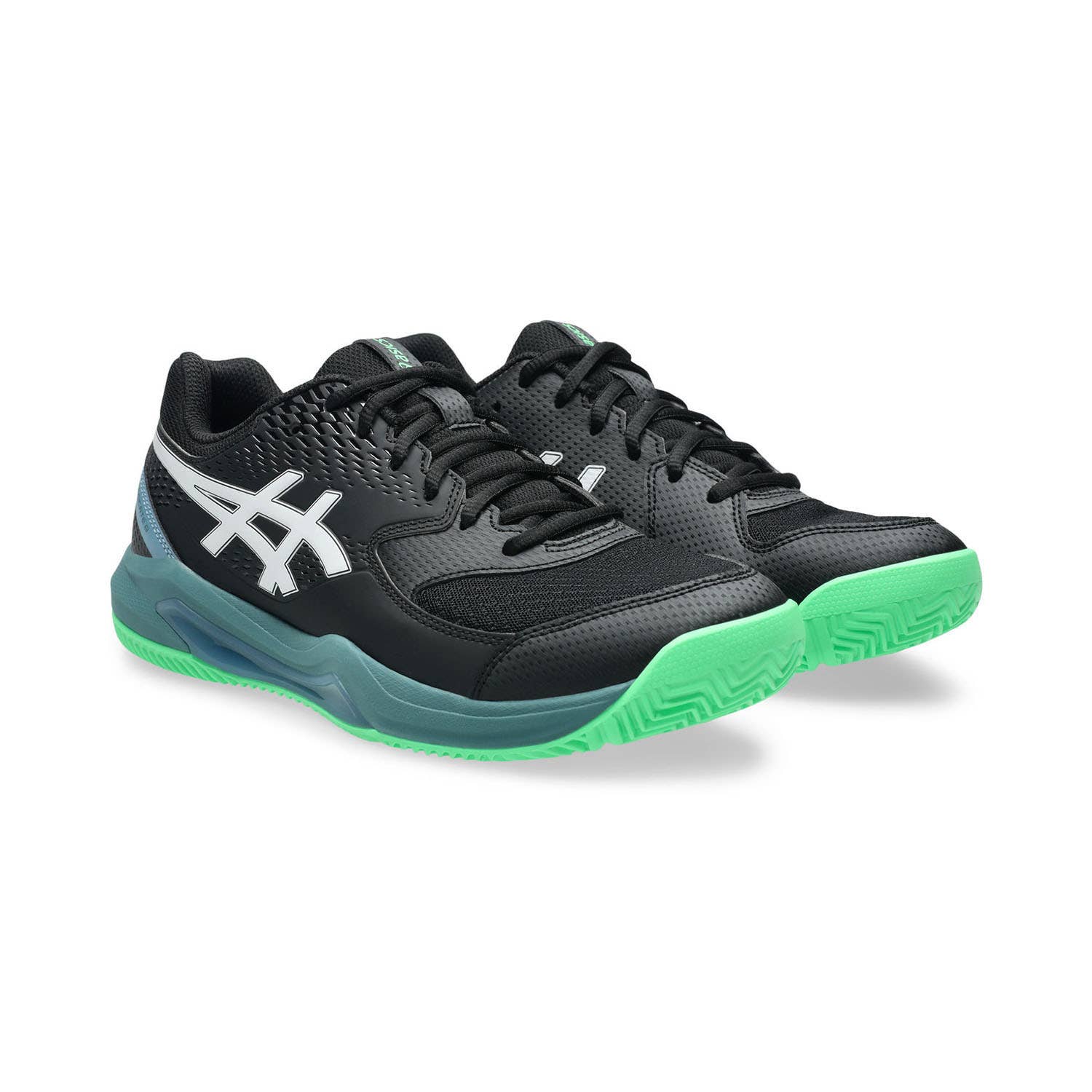 ASICS GEL-DEDICATE 8 PADEL BLACK/GREEN 1041A414