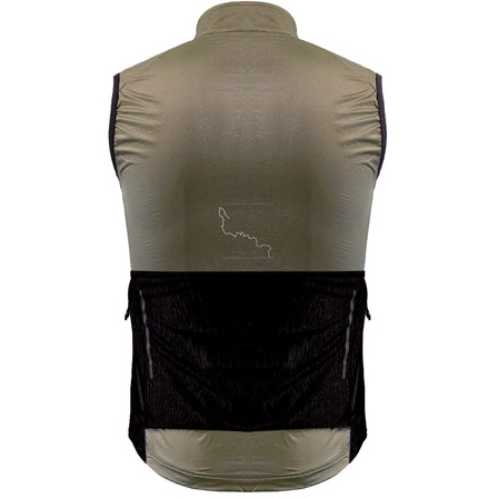 ALBION All Road Pertex® Quantum Wind Gilet Men - Dark Sand