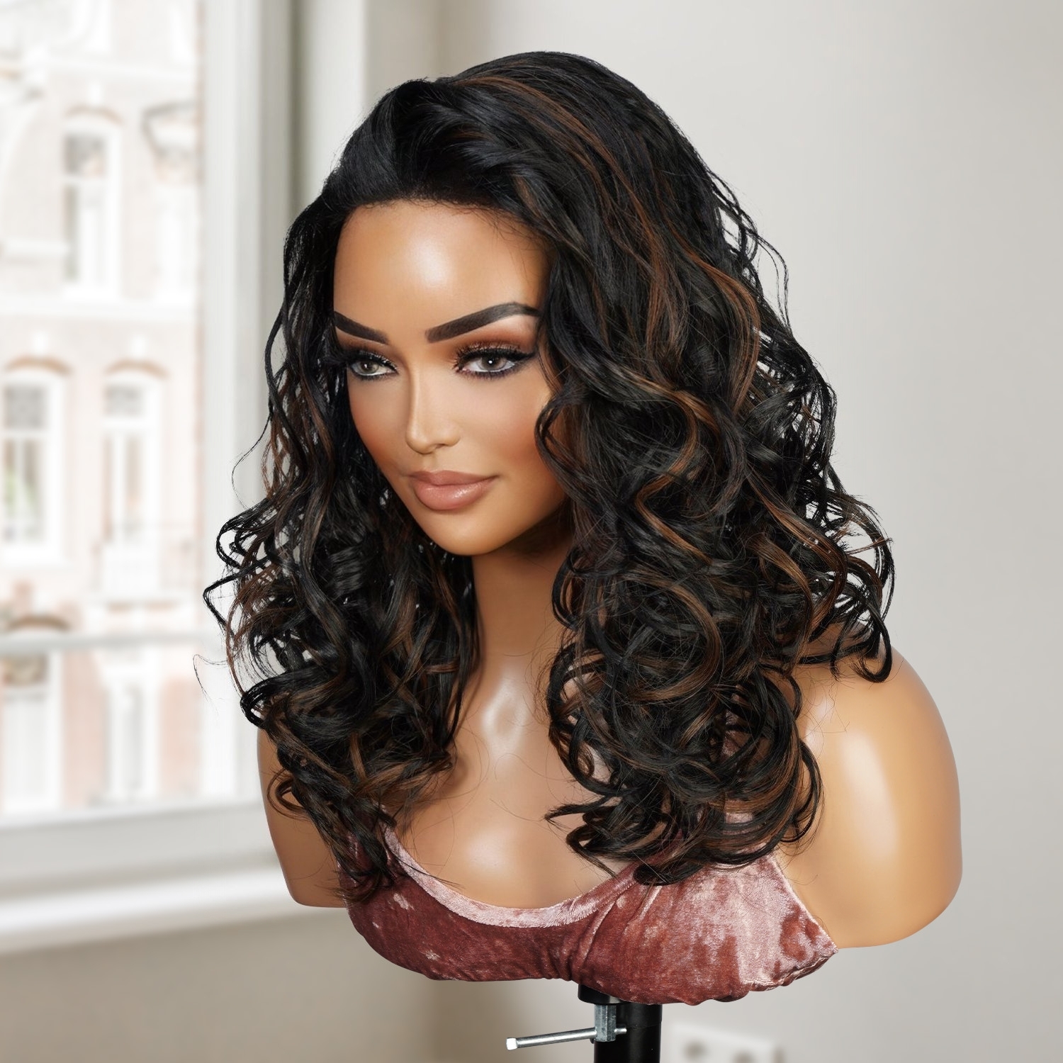Loose Wave Medium Length Half Wig Dufa DF0016