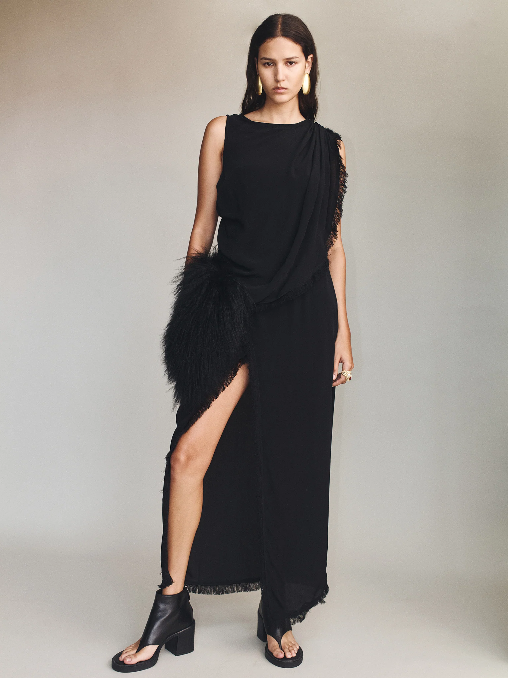 Arcadia Midi Dress Black