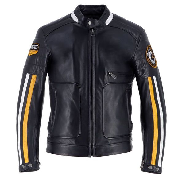 Vulcan - Black / Yellow Helstons JacketsRef: HS1209