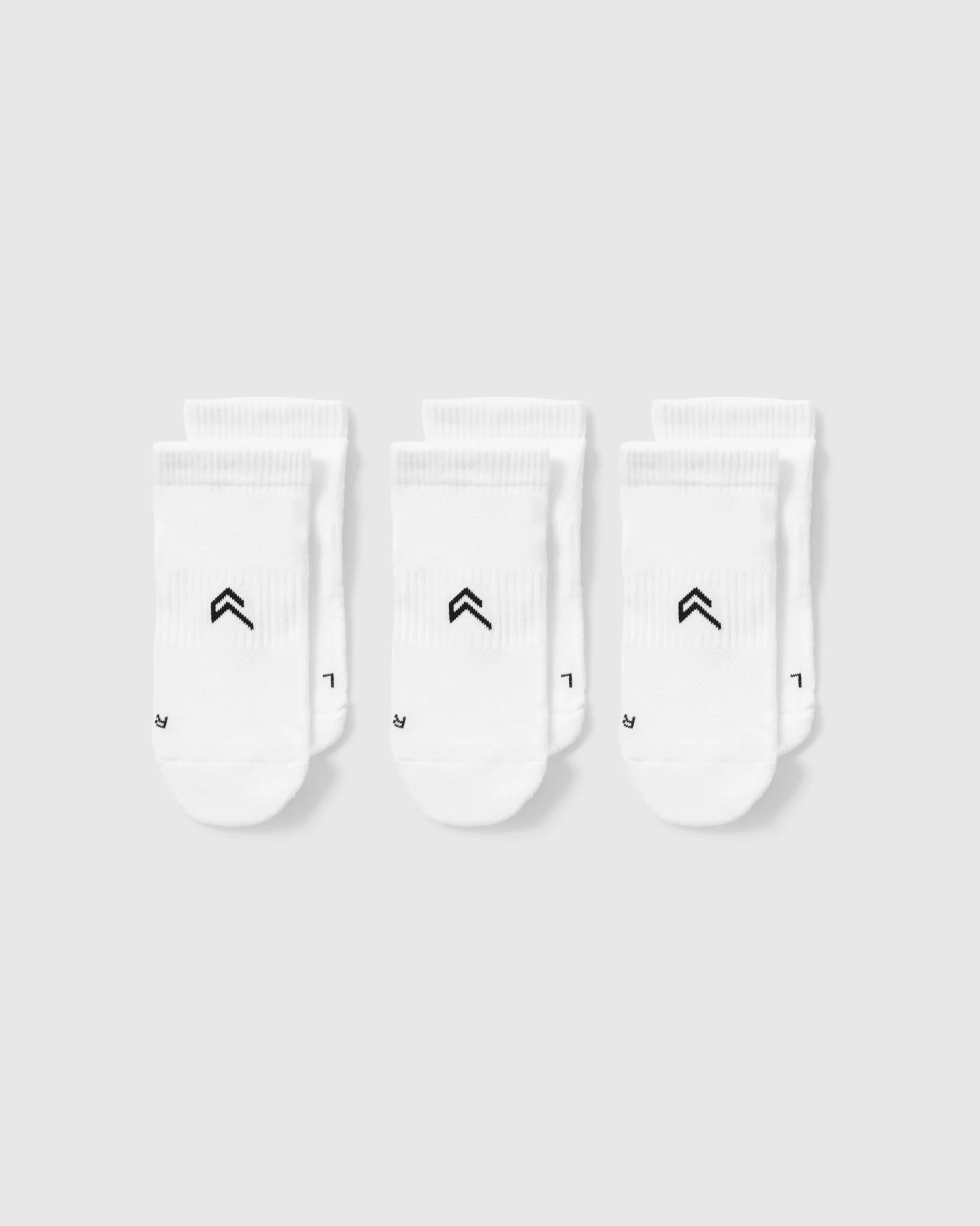 Trainer Liner Socks 3 Pack | White