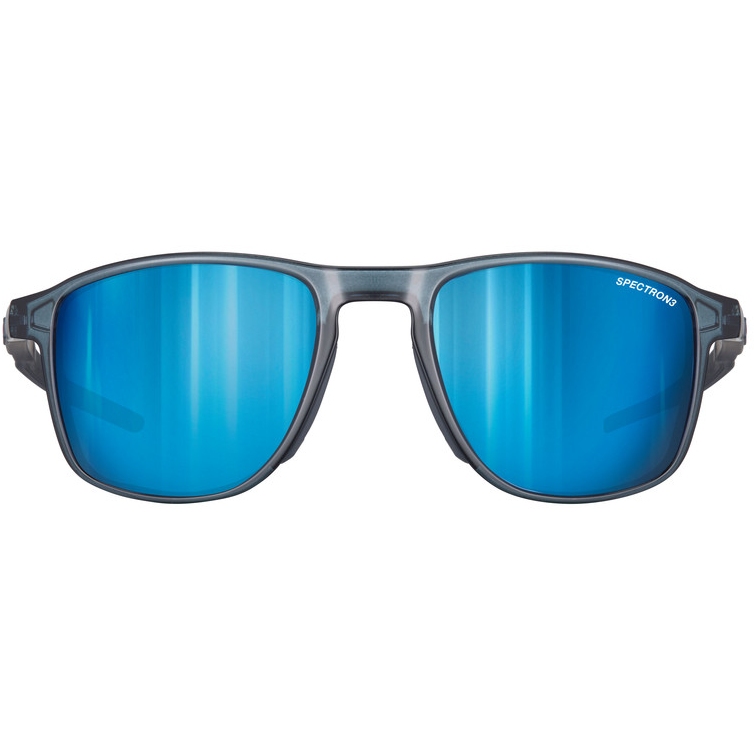 Julbo Compass Sunglasses - Blue Translucent Glossy - Black Blue Flash Spectron 3