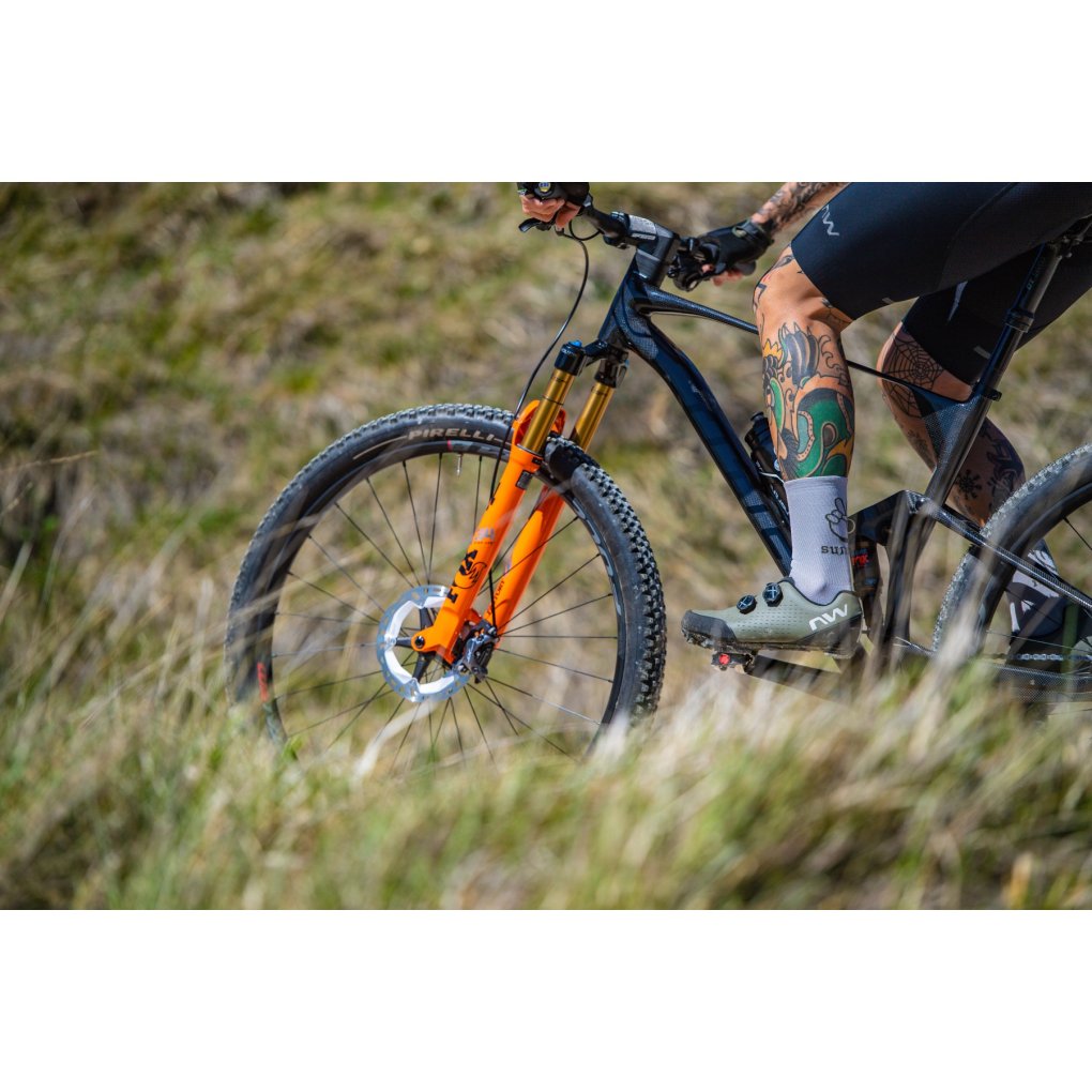 Northwave Sunday Monday Socks - light grey/forest green 94