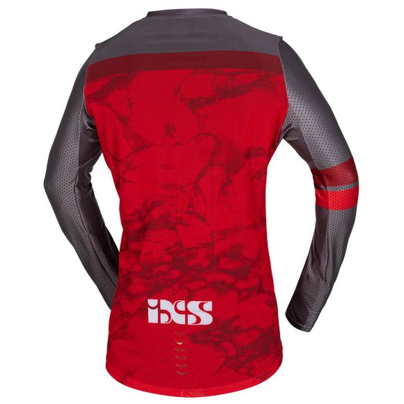 IXS TRIGGER RED/GREY 2022 cross jersey - Red / GrayRef: IS0881