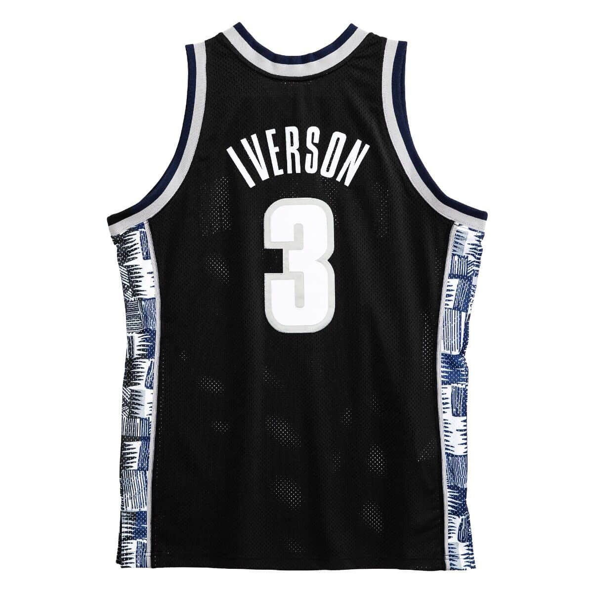 Allen Iverson #3 Georgetown Hoyas 1995-96 Swingman NCAA Jersey Black