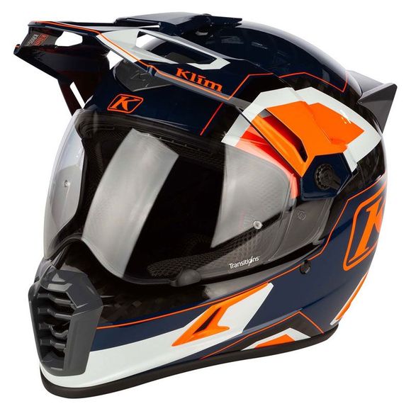 Full headphone KLIM Krios Pro - Rally - OrangeRef: KLI0156