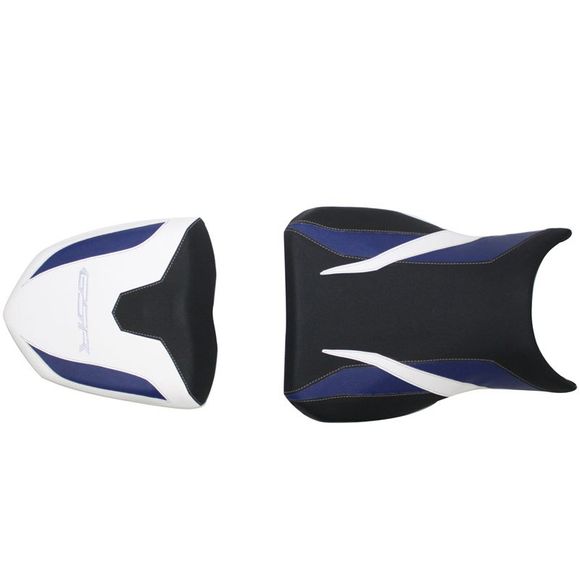 Housse de selle Bagster Noir Déco BleuRef : 2232A