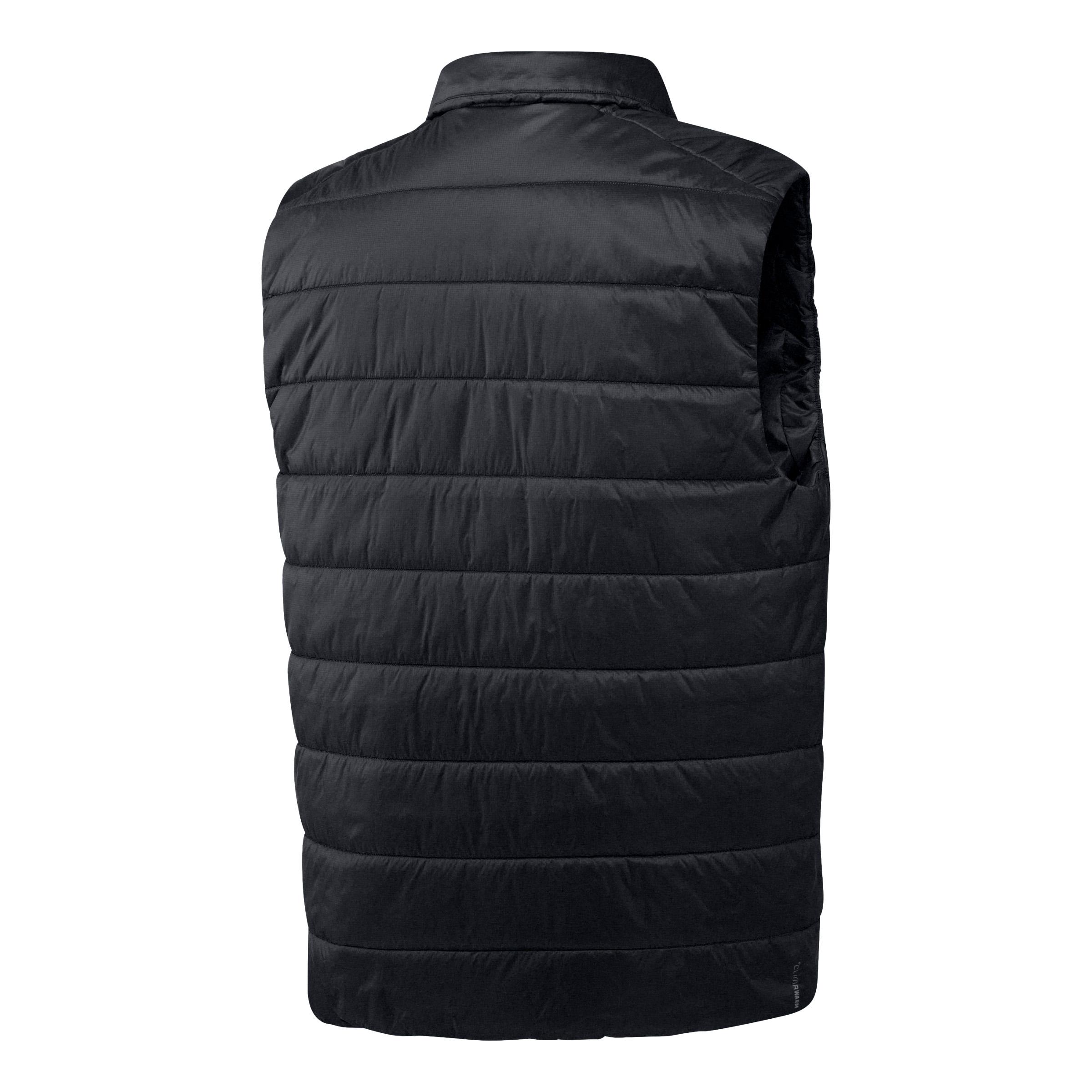 Mens adidas Terrex CLIMAWARM Rain Padded Vest Black