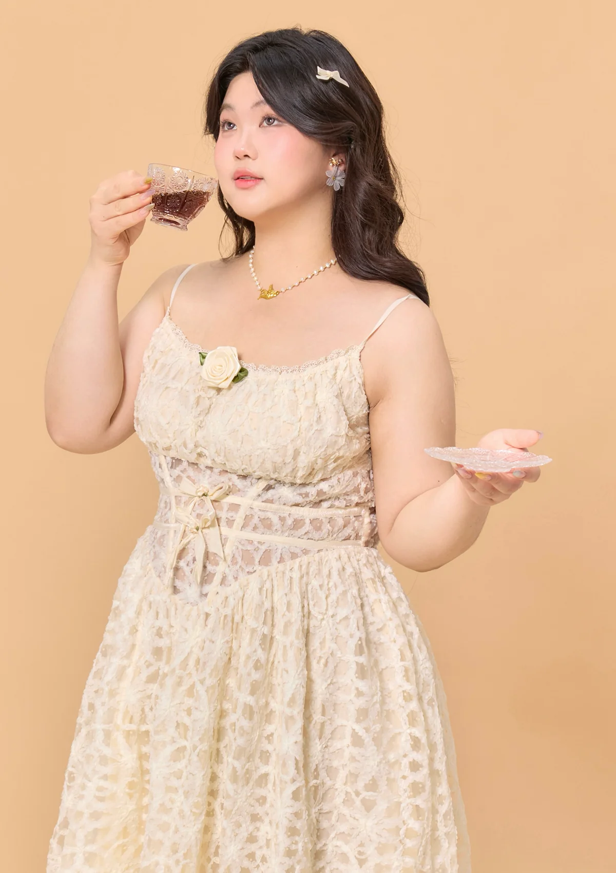 Curve & Plus Jasmine's Dream Net Corset