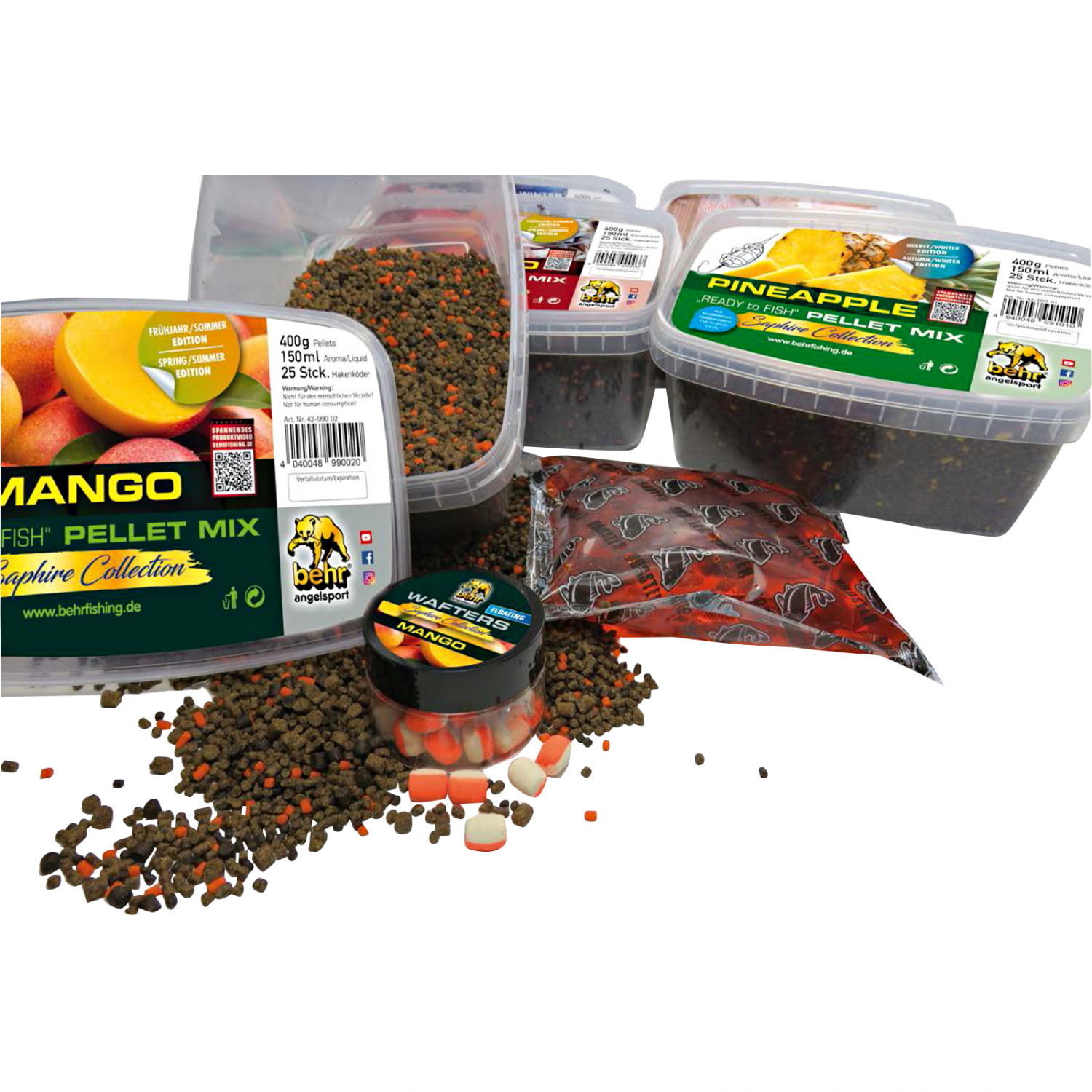 Behr Ready To Fish Pellet Mix Spring\/Summer (Green Betain)