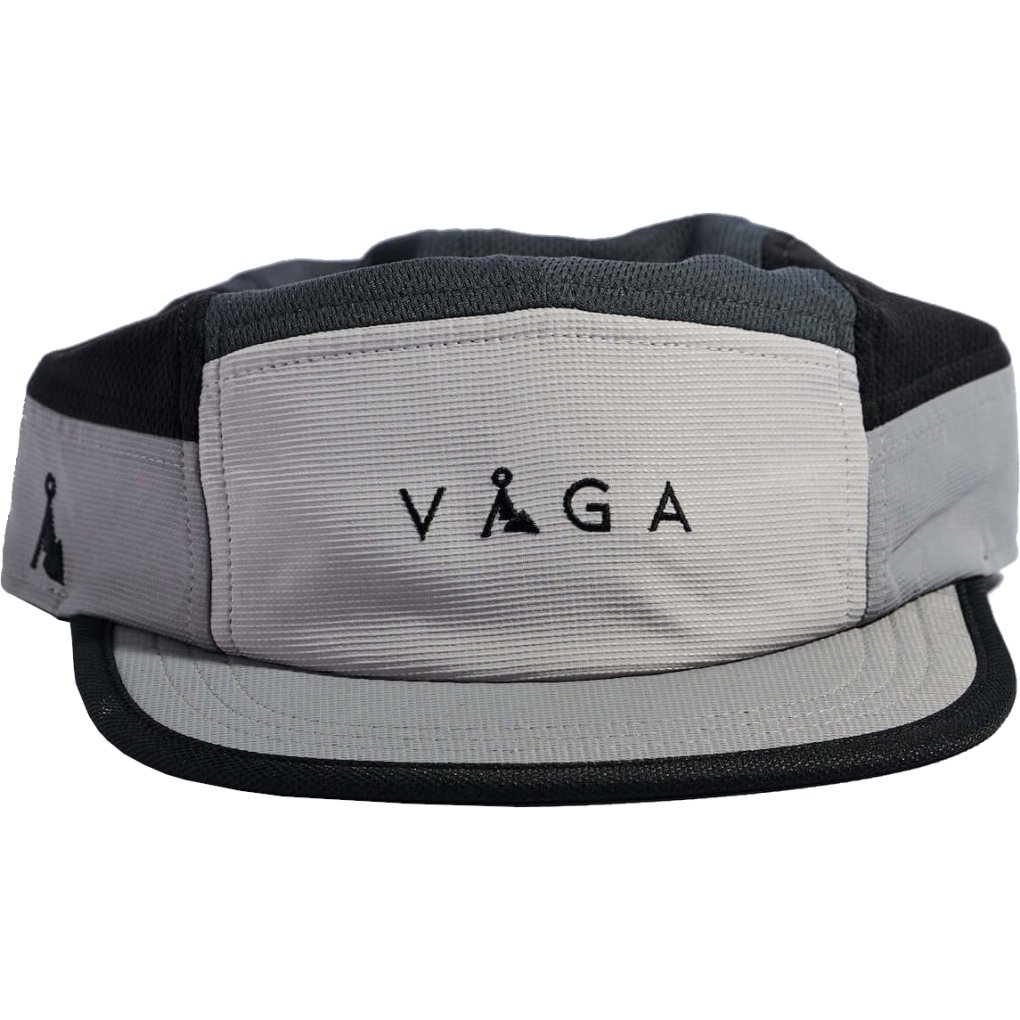 VÅGA Club Running Cap - Light Grey / Mid Grey / Black