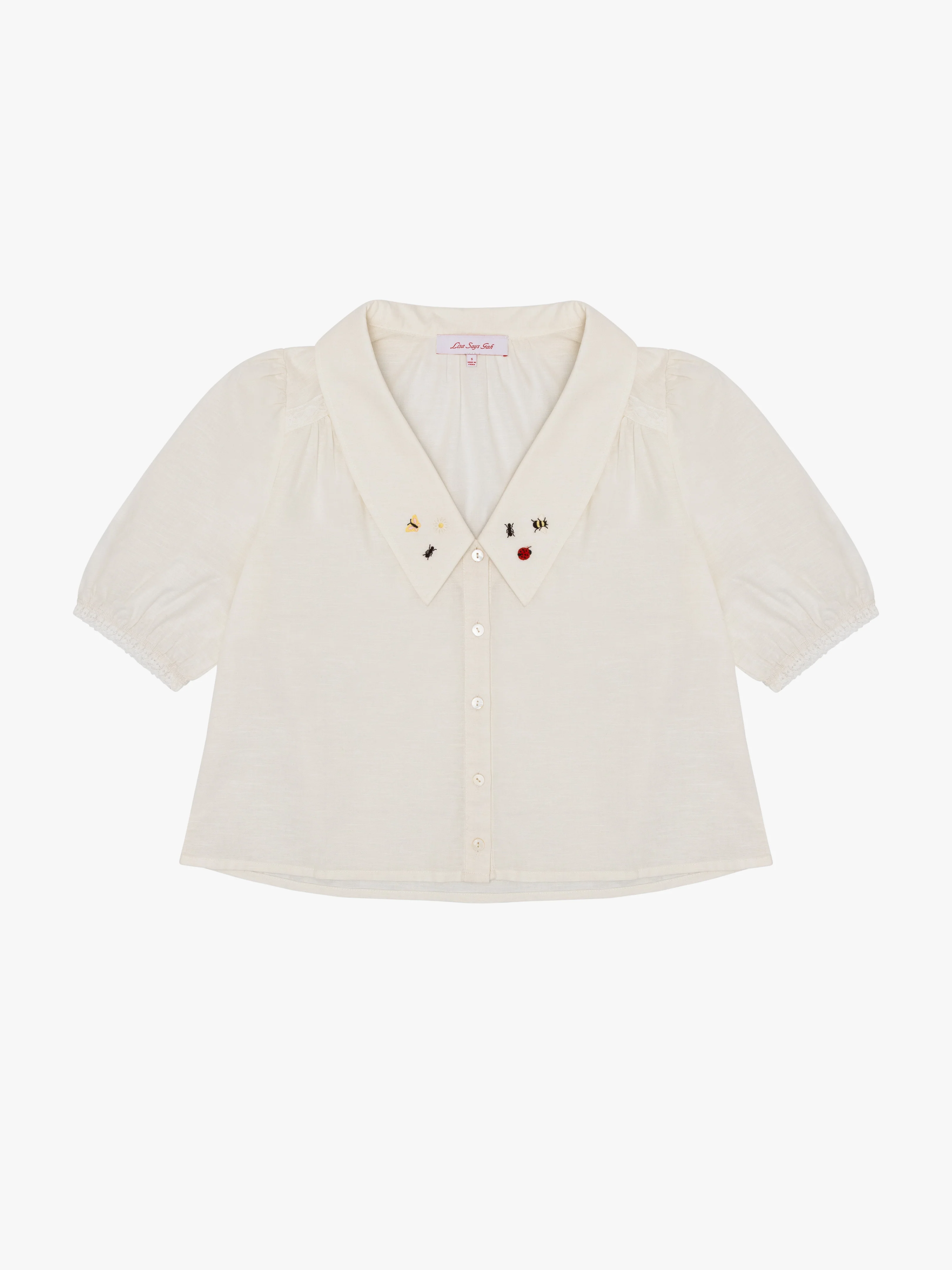 Sam Top - Garden Embroidery