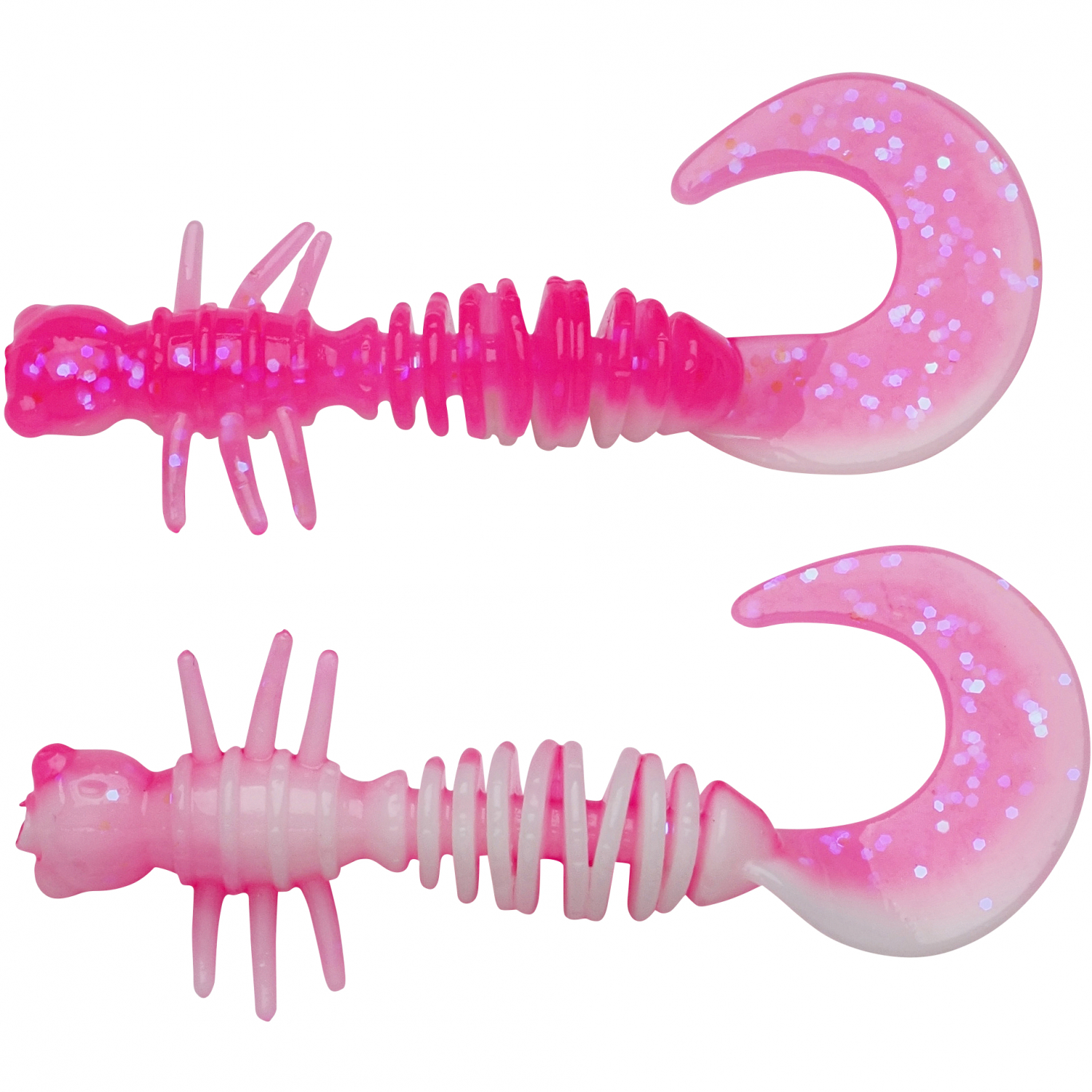 Berkley PowerBait Power Curly (Pink\/White)