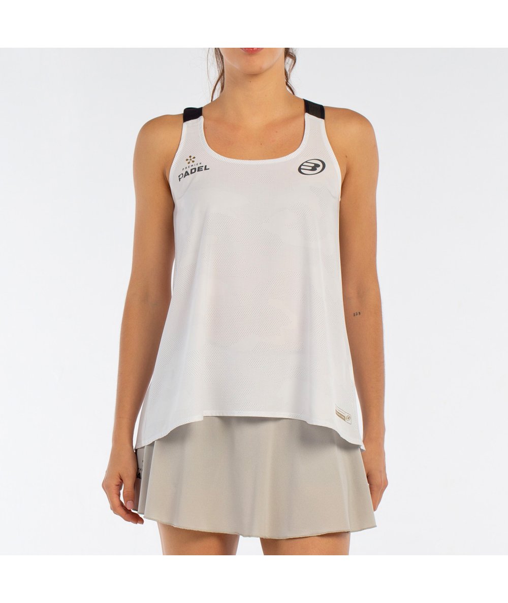TANK TOP BULLPADEL AGORE WHITE