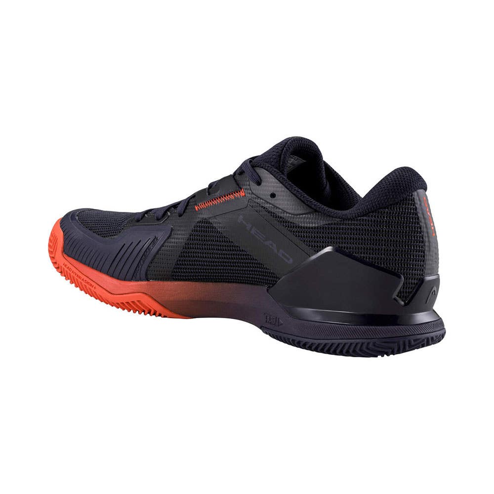 HEAD SPRINT PRO 4.0 CLAY WIDE BLACK/RED 273935