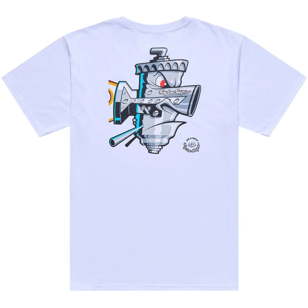 Troy Lee Designs Short Sleeve Tee Men - Carb Club White