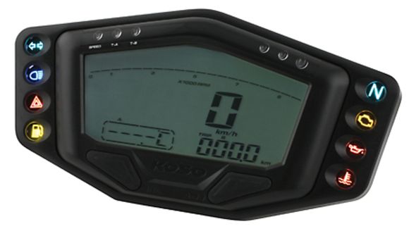 Compteur Koso Kit cadre + voyants de DB02 / DB02R UniverselRef : KOS00075A / 1056086