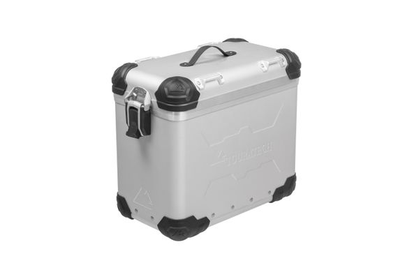Touratech ZEGA Evo suitcase - 38 liters - left - Universal SilverRef: Trt01502A / 01-050-6021-0