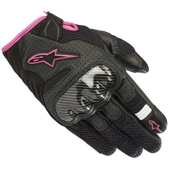Alpinestars stella smx-1 air v2 gloves - black / pinkRef : AP11226