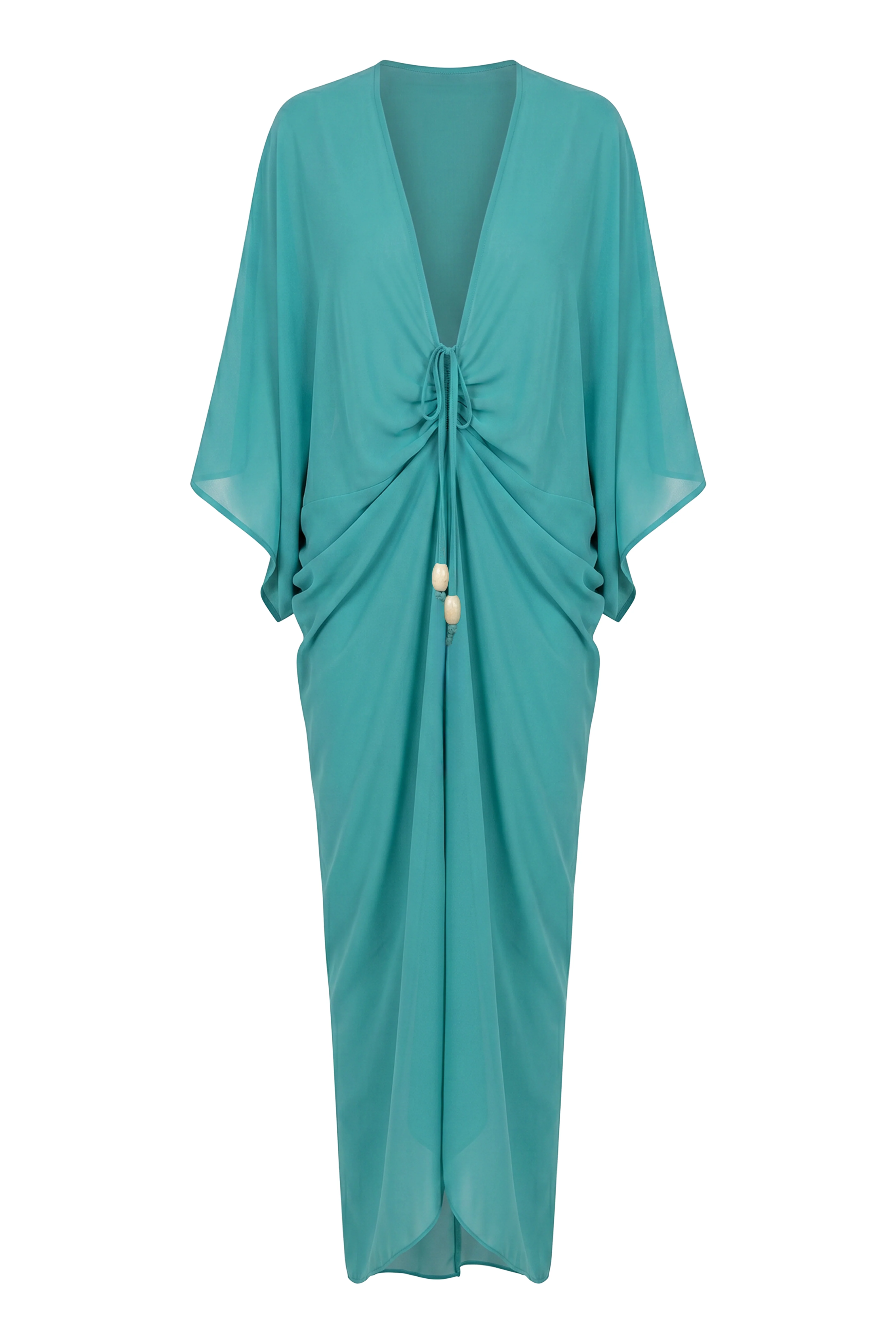 Teal Longer Days Cover Up Dress