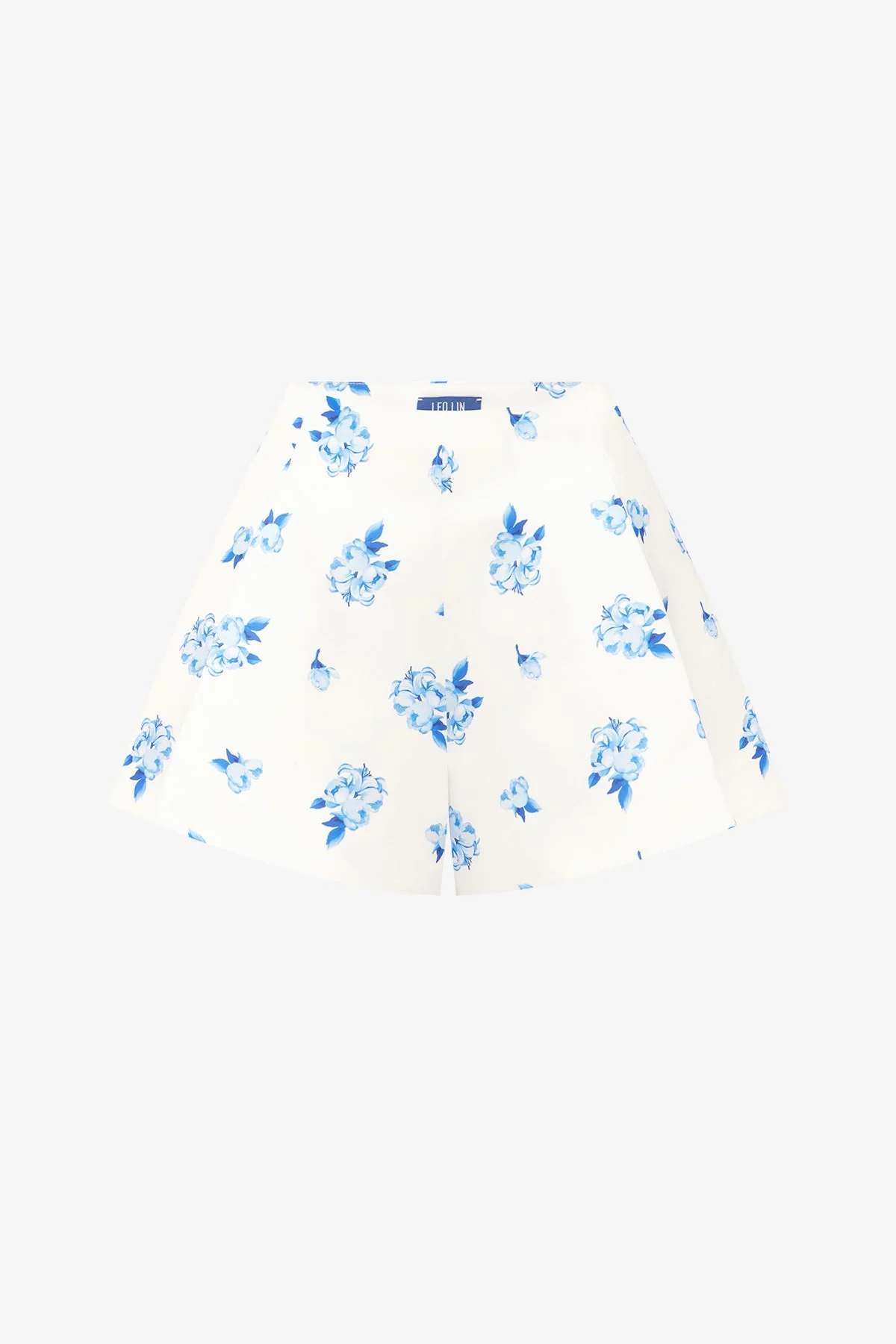 Abby Shorts - Ditsy Floral Print in Snow