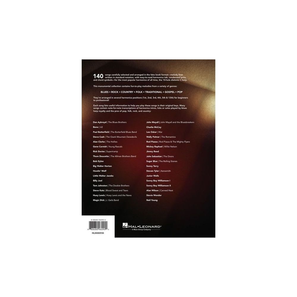 Hal Leonard Harmonica Fake Book – Thomann Ireland