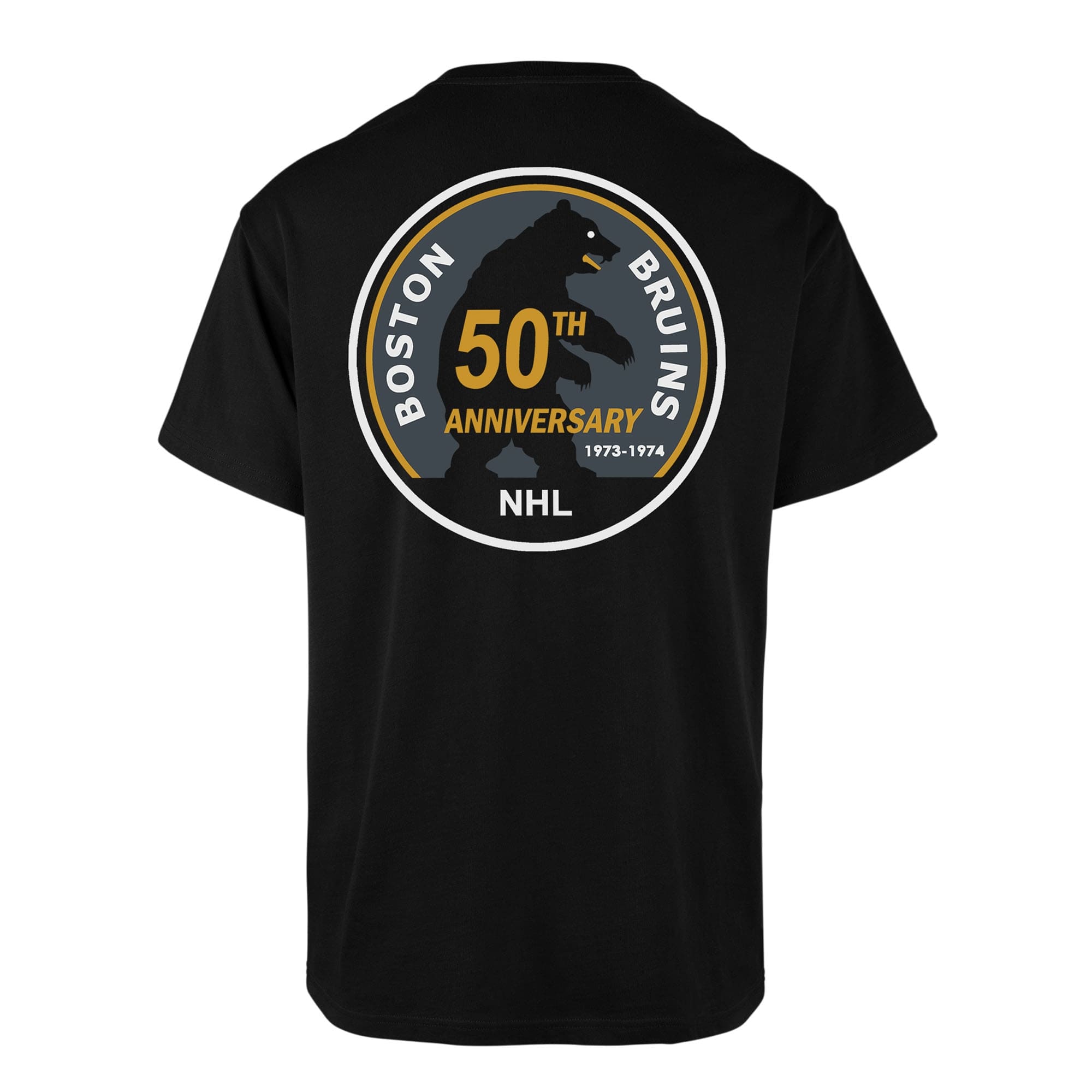 Boston Bruins 50th Anniversary Vintage Backer '47 Echo NHL T-Shirt