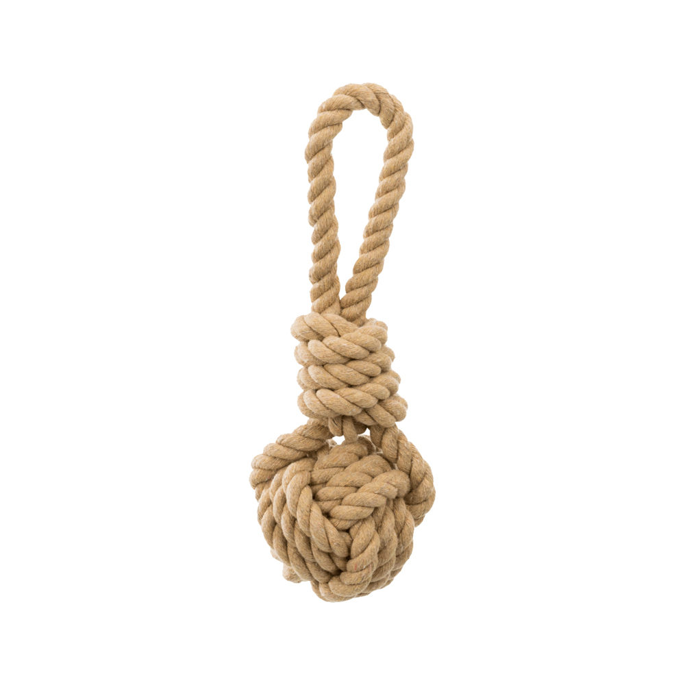 Trixie Be Nordic Floss Rope with Ball - 7 x 20cm