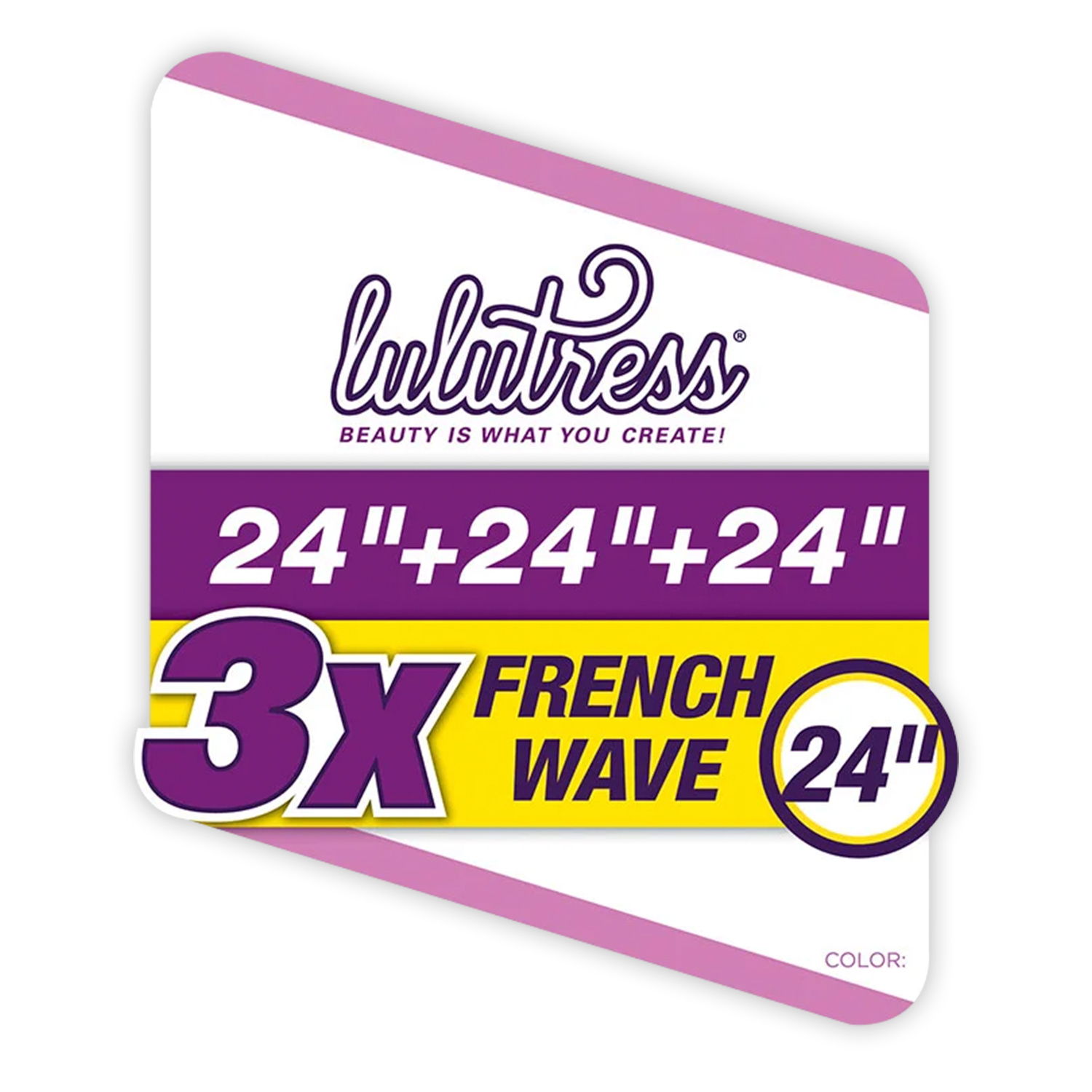 Sensationnel Crochet Braids Lulutress Fully Folded 3X French Wave 24