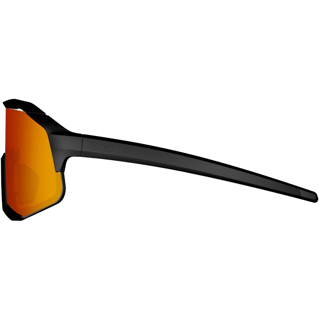 KOO Demos Sunglasses - Black Matt - Red Mirror
