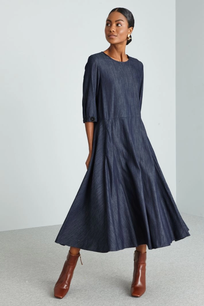 Cotton denim dress - DENIM