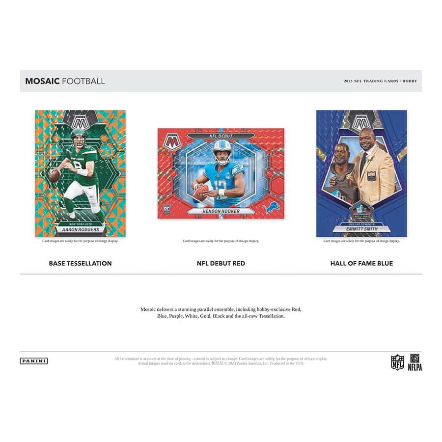 2023 Panini Mosaic Football NFL Hobby Box