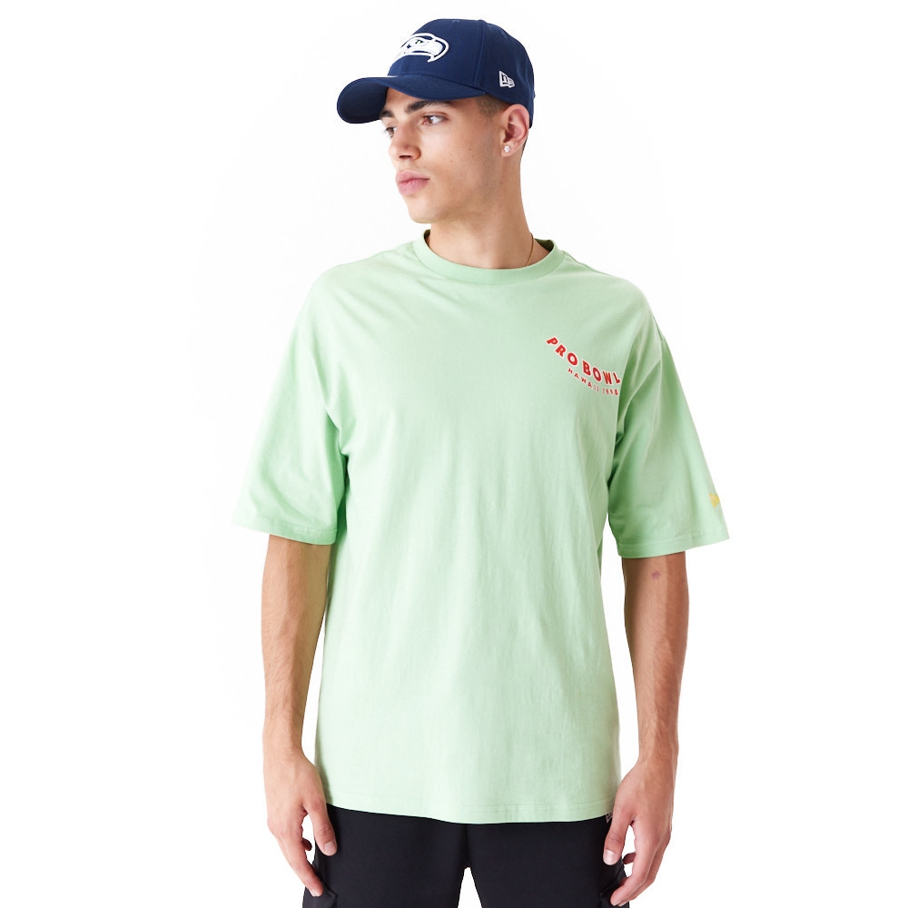 1998 Pro Bowl Hawaii New Era Oversized NFL T-Shirt Green