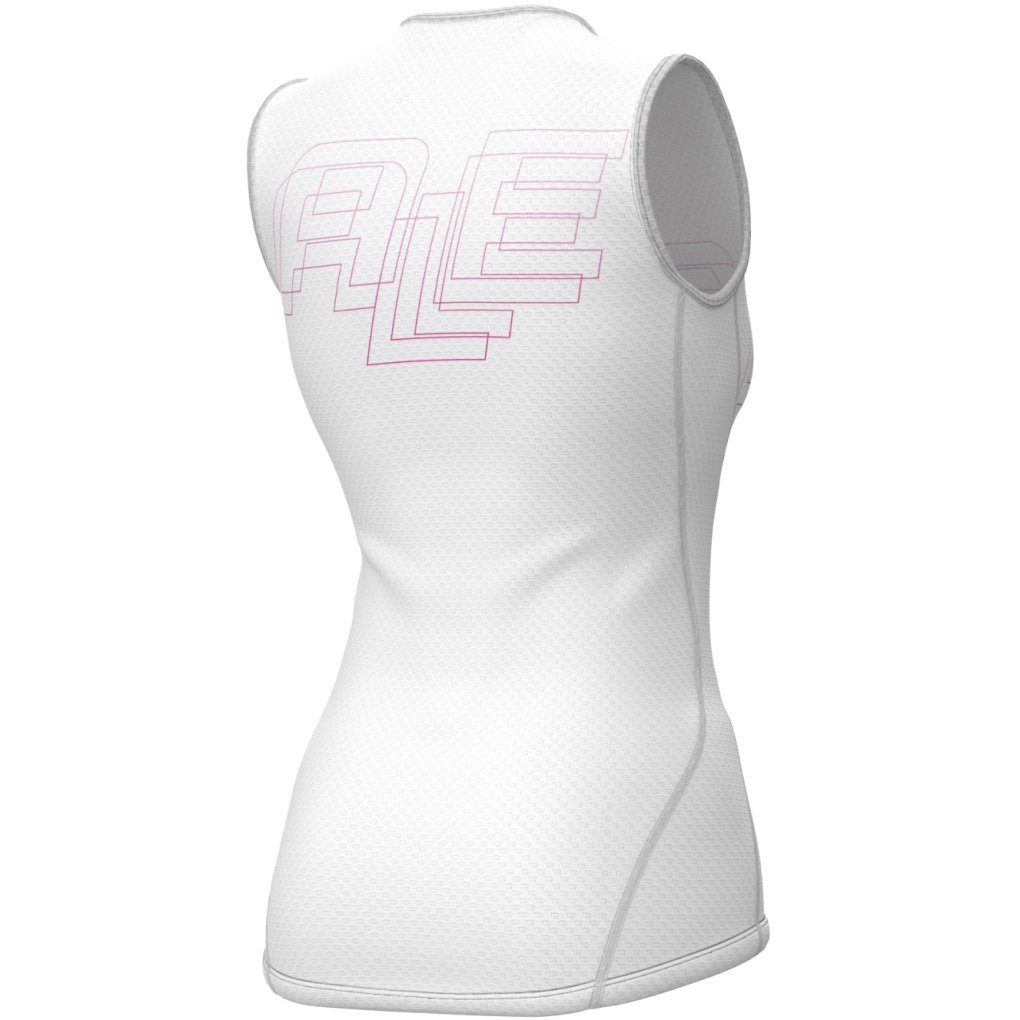 Alé INTIMO Follow Me Sleeveless Baselayer Women - white