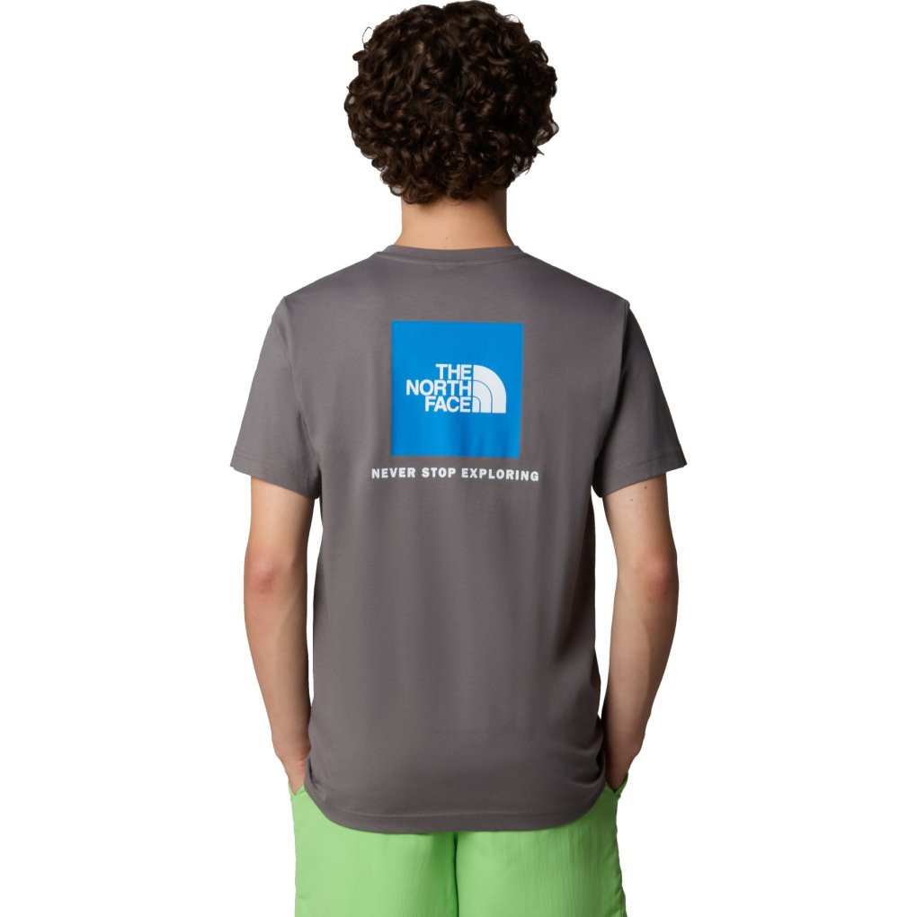 The North Face Redbox T-Shirt Men - Smoked Pearl/Hero Blue