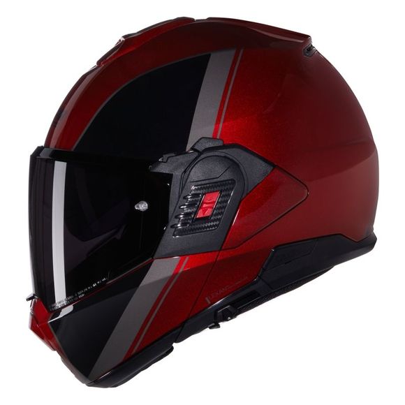 Nolan N120-1 modular helmet - SPECIAL VERNICIATURA - Red / BlackRef: Nl1639-C122