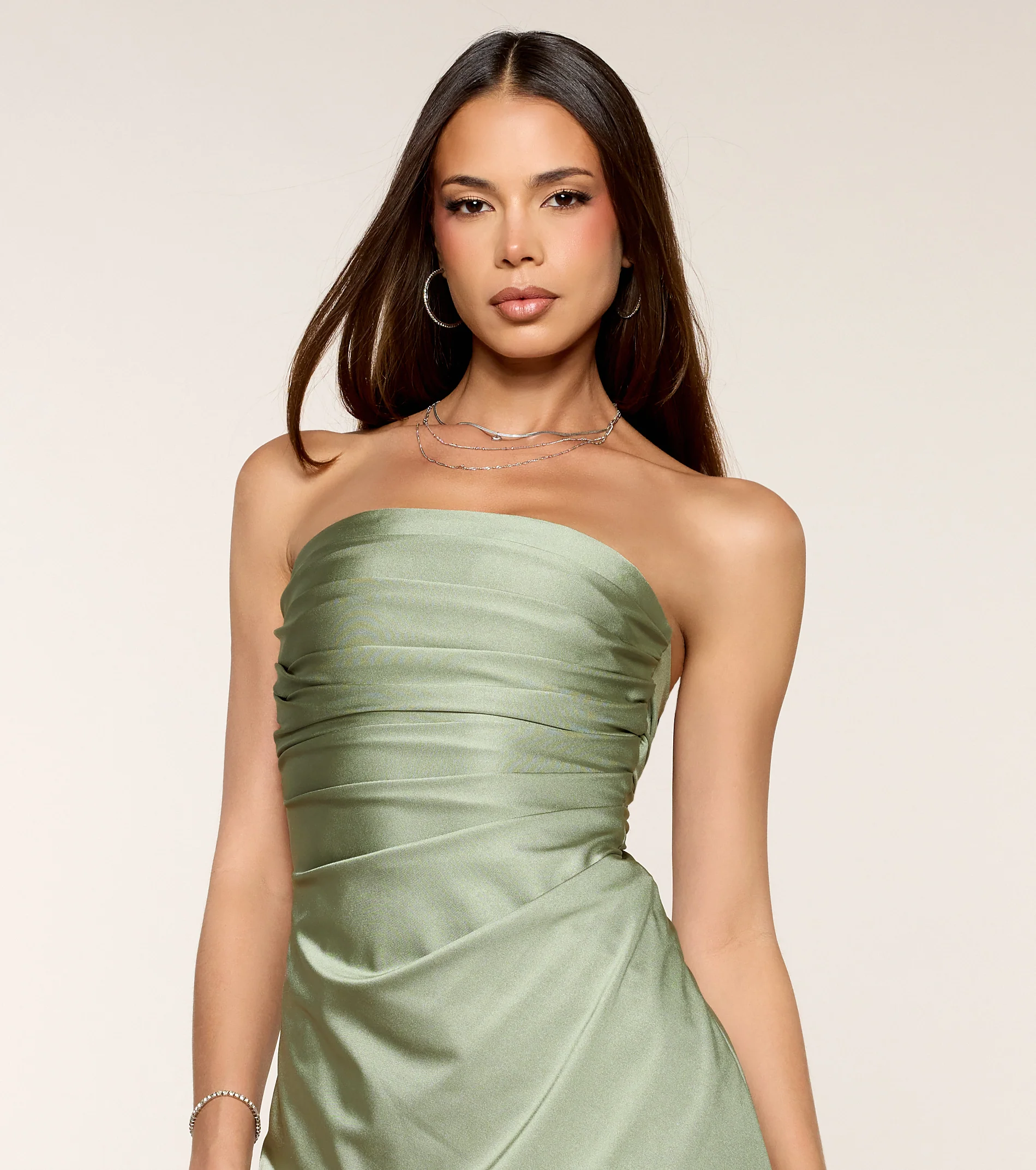 Flirty Details Strapless Mini Dress