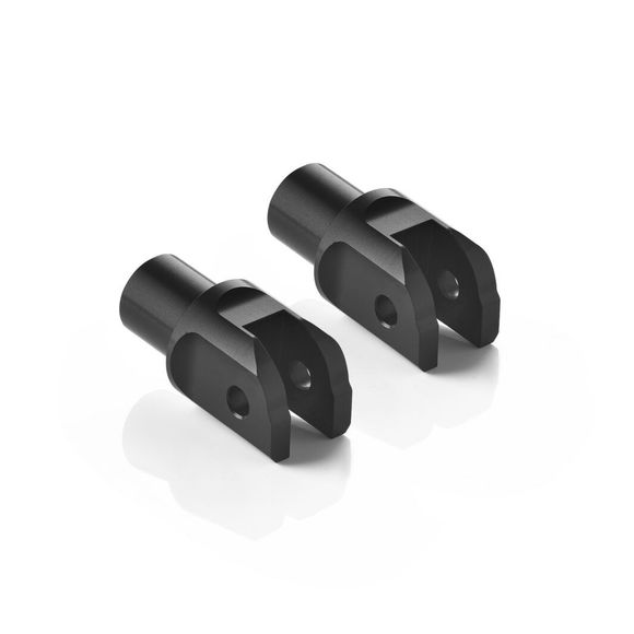 Rizoma pilot / passenger footrest adapter - 18 mm - blackRef: Rz1056 / Pe709B