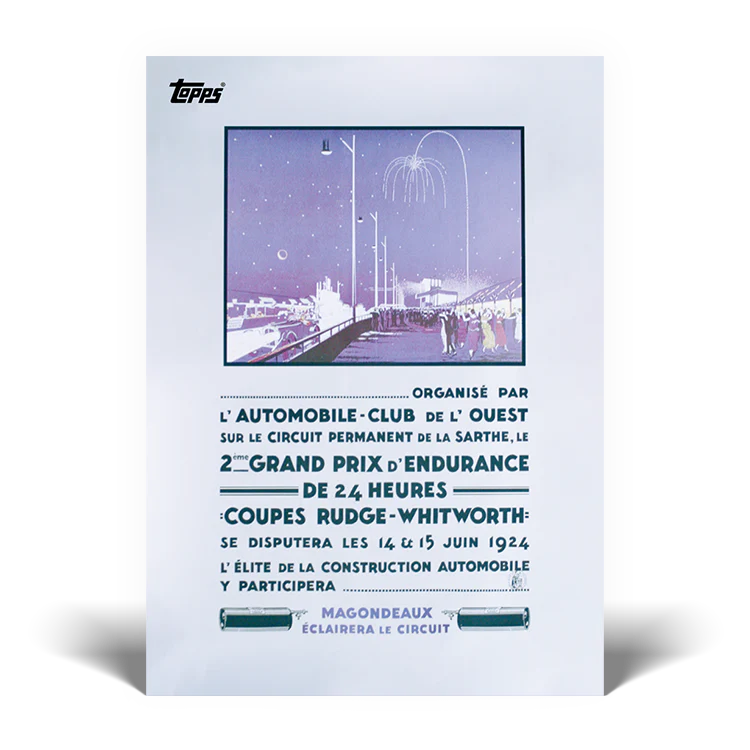 2023 Topps 24H of Le Mans Poster Art #2 - Topps UK