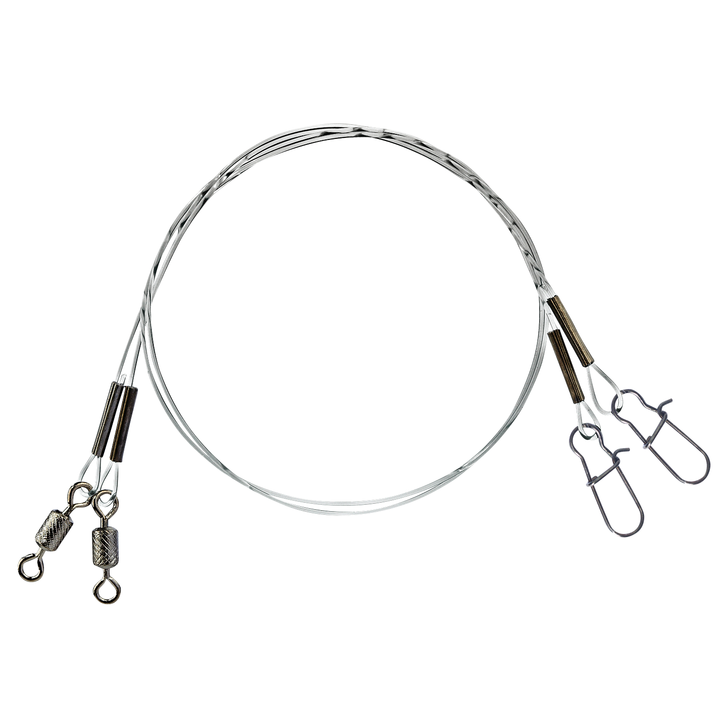 Shirasu Fluorocarbon Rig with snap and barrel