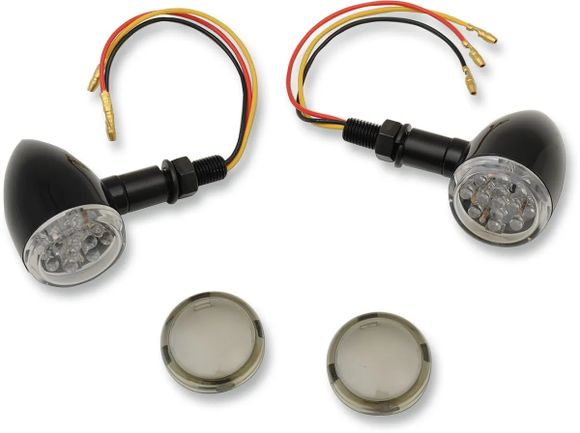 Drag Specialties Turn Signal — Mini Deuce Universal Turn Signal SetRef: Drg03019A / 20401960