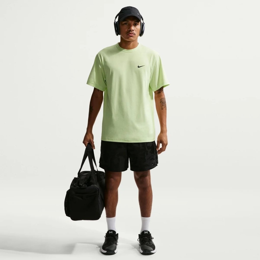 Nike Dri-FIT UV Hyverse Short-Sleeve Fitness Top Men - LT liquid lime/black DV9839-360