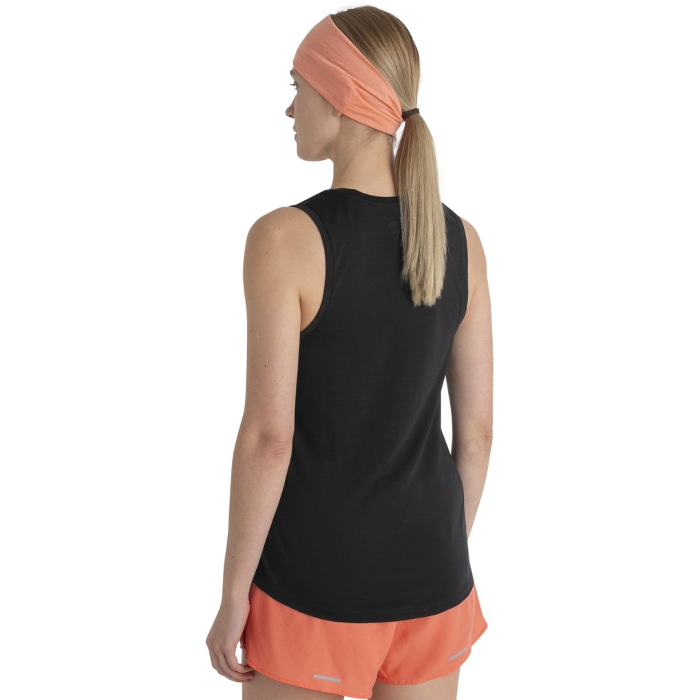 Icebreaker Merino 125 Cool-Lite™ Sphere III Tank Women - Black