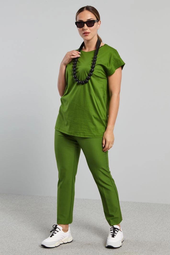 Cigarette trousers - GREEN