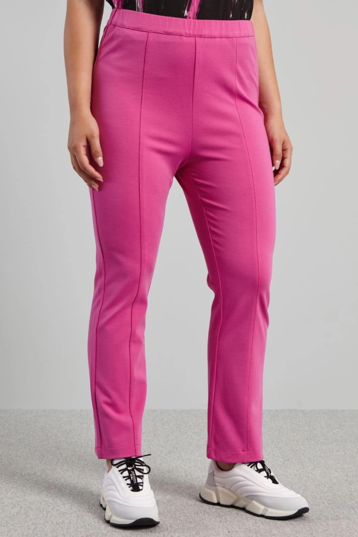 Jersey trousers - FUCHSIA