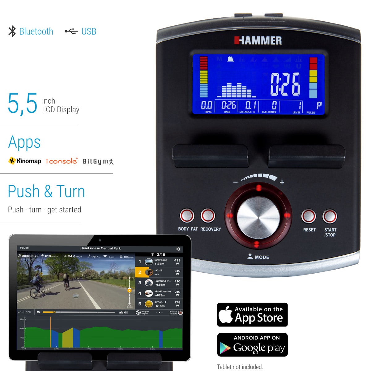 Ergometer Cardio Motion BT